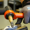 Aluminum grinding with A-0006 Al-Ti-Char